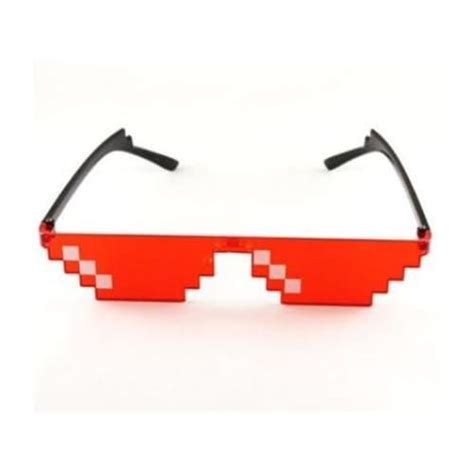 8 Bit Thug Life Mosaic Pixelated Party Eyeglasses Mk158 Thug Life 8 Bit Mosaic