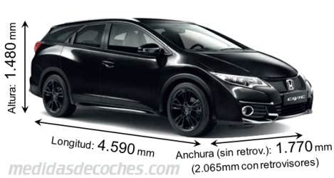 Medidas Honda Civic Tourer Maletero Y Dimensiones