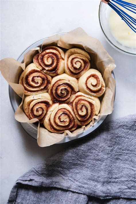 Sourdough Cinnamon Rolls With Orange Glaze Kiersten Hickman