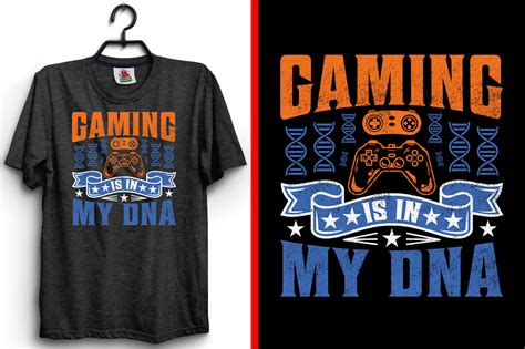 Gaming Is In My DNA Gaming SVG T Shirt Graphic By Emrangfxr Creative