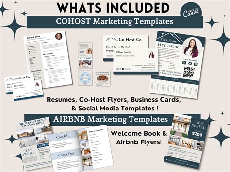 Airbnb Co-host Marketing Bundle | Cohost Flyer | Cohost Social Media