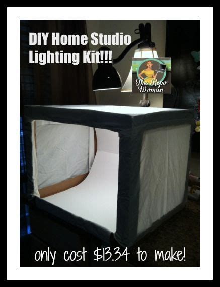 Diy Photo Studio Lighting Box Made From A Sheet And A Box Way Cheaper