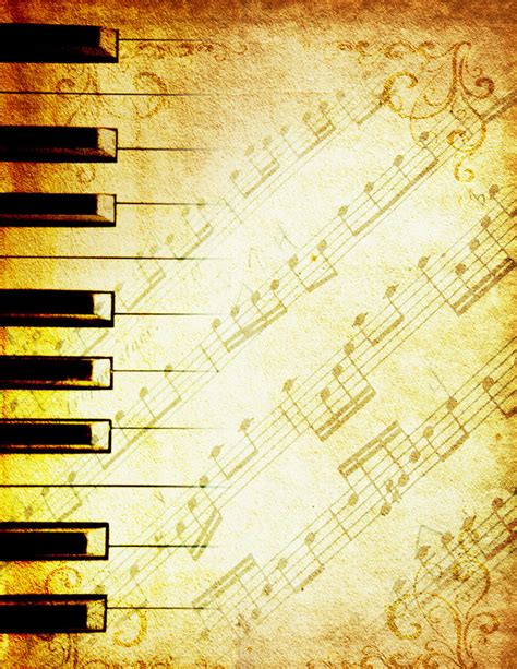 Classical Music Theme Background Clip Art Library