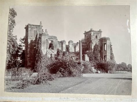 LUCKNOW. Ruins of the Dilkusha Palace, late 19th century – Bates and ...