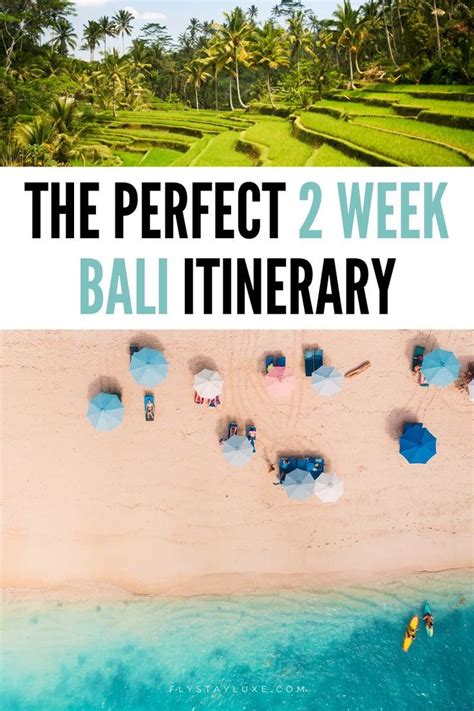 The Ultimate Bali Itinerary For 2 Weeks Bali Itinerary Asia Travel