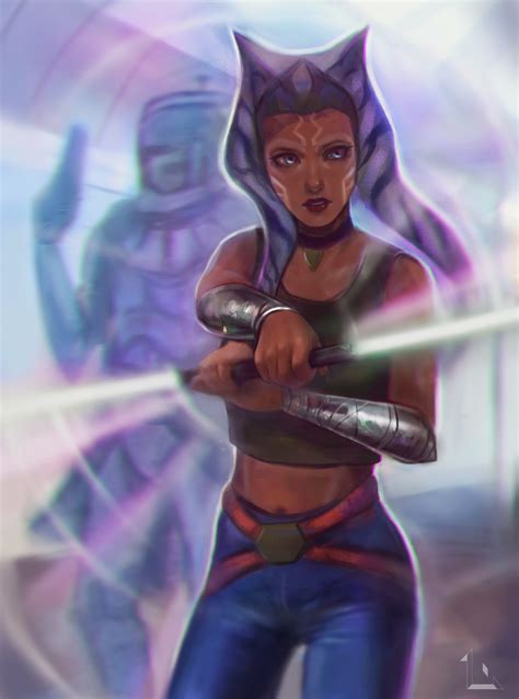 ArtStation - Ahsoka and General Grievous from Star Wars , Liya Bohnat ...