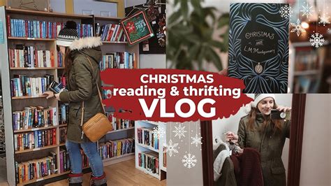 A Cozy Christmas Reading Thrifting Vlog Thrifted Books And Sweaters