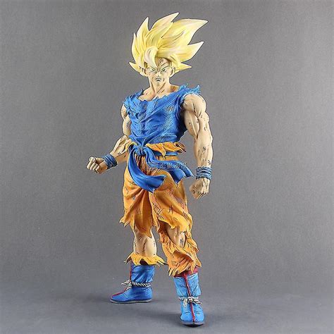 43cm Dragon Ball Z Gk Figur Son Goku Majin Vegeta Super Saiyan Action