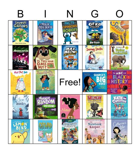 New Books! Bingo Card