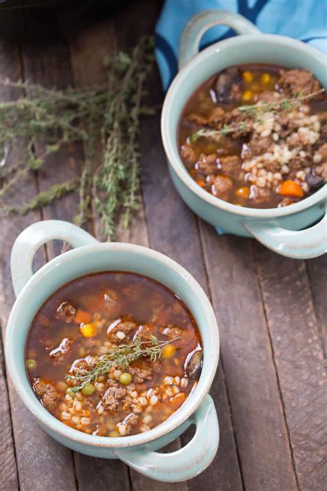 Slow Cooker Beef Barley Soup Allrecipes At Tim Lewis Blog