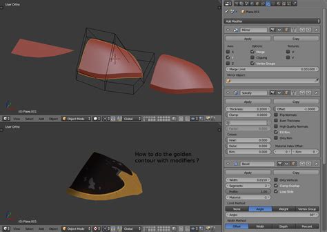 How to generate contours around a mesh with modifiers? - Blender Stack ...