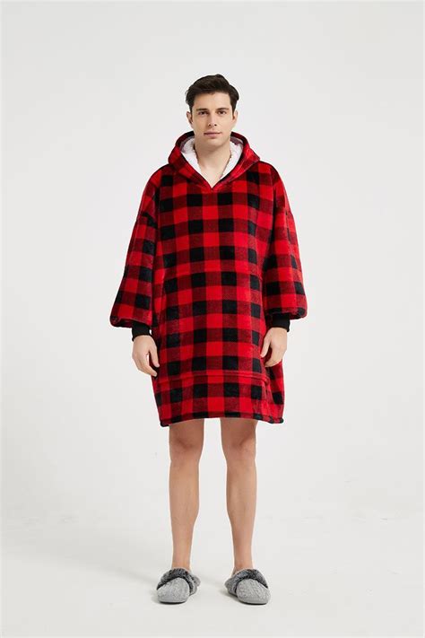 Oversized Christmas Hoodie Blanket