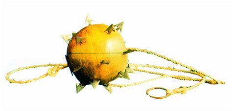 Ji Li Huo Qiu 蒺藜火毬 Or Caltrap Bomb Was One Of The Earliest Ancient