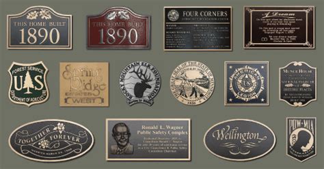 Custom Metal Plaque Created Professionally For Your Business Needs