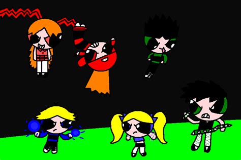 Rowdyruff Boys Vs Powerpunk Girls By Powerpuffdeniz On Deviantart