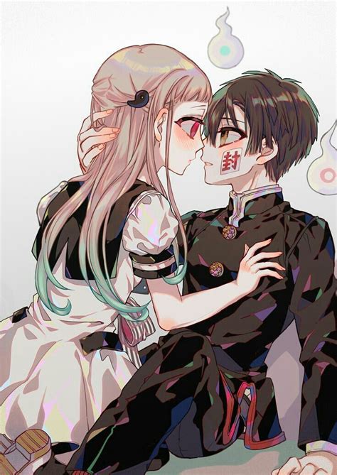 El Primer Beso De Yashiro X Hanako Personajes De Anime Parejas De