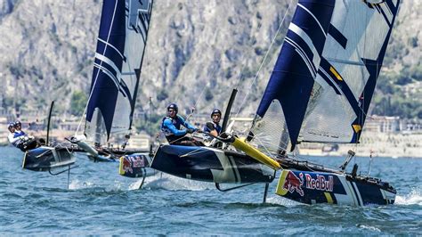 Hydrofoil Racing Off The Italian Coast Red Bull Foiling Generation