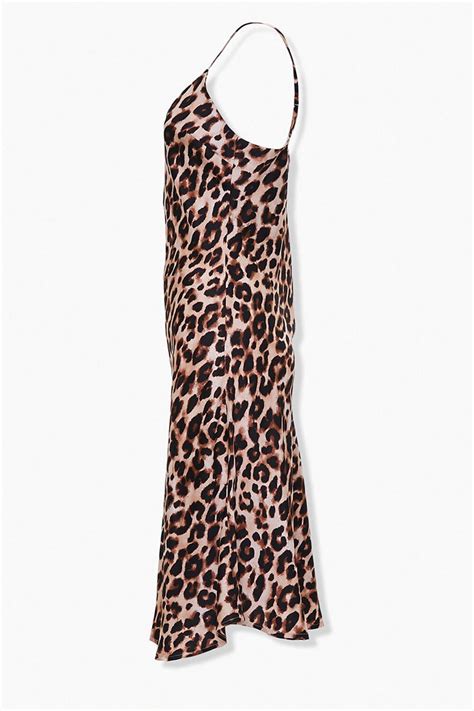 Leopard Print Slip Dress