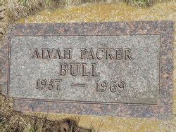 Alvah Packer Bull 1937 1969 Mémorial Find a Grave