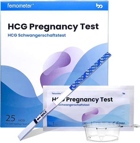 Femometer X Schwangerschaftstest Miu Ml Fr Htest Optimaler