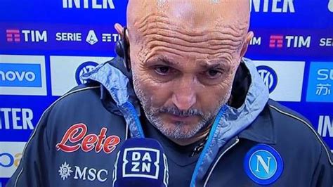 Napoli Spalletti a DAZN Ci sono mancate qualità e velocità Palle