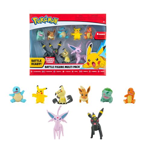 Buy Bandai Pokémon 8 Figures Battle Pikachu Salamèche