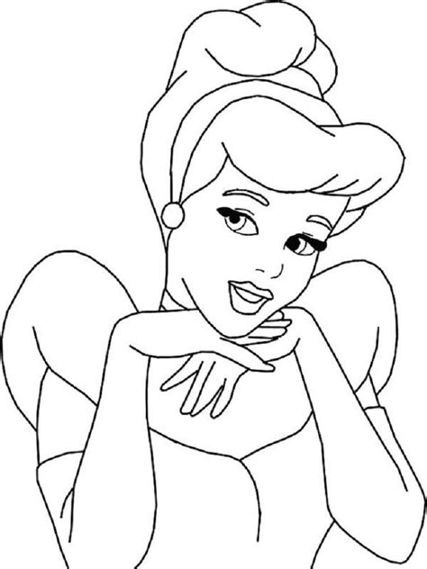 Disney Princess Coloring Pages Easy