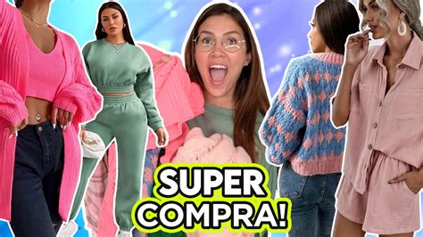 Comprinhas Na Shein Provei Tudo Muitas Roupas E Conjuntos Da Moda