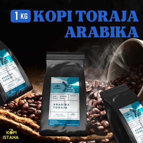 Jual 1KG KOPI TORAJA ARABIKA Kopi Robusta Arabika Kopi Asli Espresso