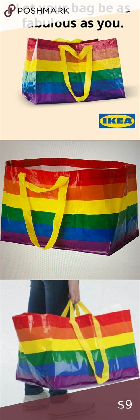 Ikea Rainbow 🏳️‍🌈 Pride Lgbtq Tote Bag New New Ikea Limited Edition