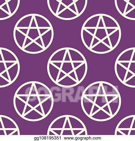 A Purple Background With White Pentagrams