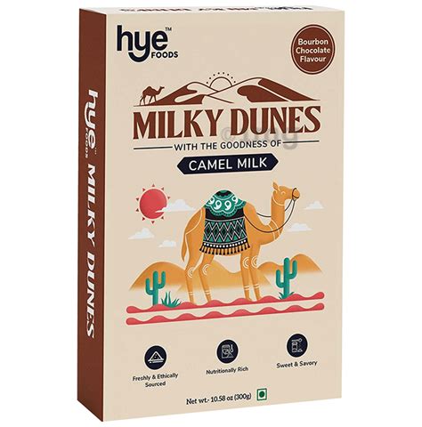 Hye Foods Milky Dunes Camel Milk Flavour Bourbon Chocolate Buy Box