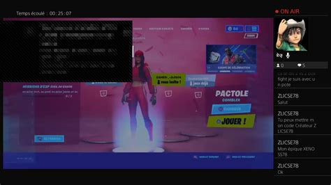 LIVE FORTNITE FR JE JOUE MANETTE OU CLAVIER SOURIS YouTube