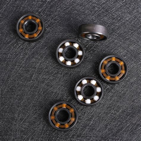 2pcs 608 Ceramic Ball Speed Bearing For Finger Spinner Skateboard Drift