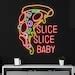 Custom Slice Slice Baby Pizza Neon Sign Italian Food Name Led Etsy