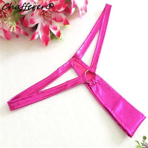 Aliexpress Buy Chafferer Faux Leather Women Sexy Lingerie Panties