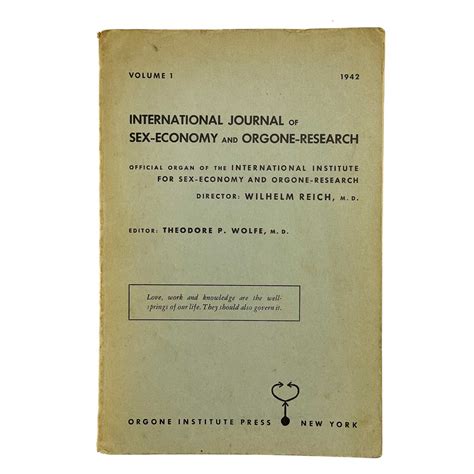 Lot 36 Reich Wilhelm International Journal Of Sex