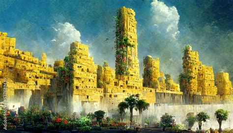 The Hanging Gardens Of Babylon The Capital City Of The Ancient