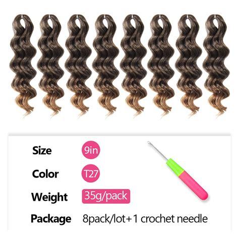 Buy Niseyo Nu Short Ocean Wave Crochet Hair Inch Packs Deep Wave