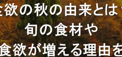 2023年食欲の秋の由来とは？旬の食材や秋に食欲が増える理由を解説 トリップドットコム