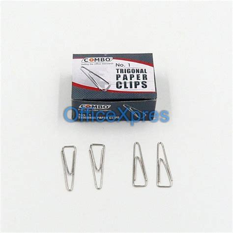 Jual Penjepit Kertas Paper Clip Trigonal Clip No1 Combo Harga Murah