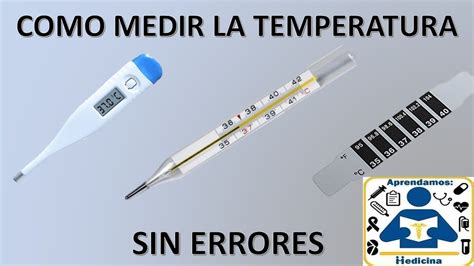 C Mo Se Puede Medir La Temperatura Corporal Educaci N Activa