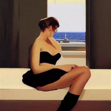 Artwork By Jack Vettriano W Stable Diffusion