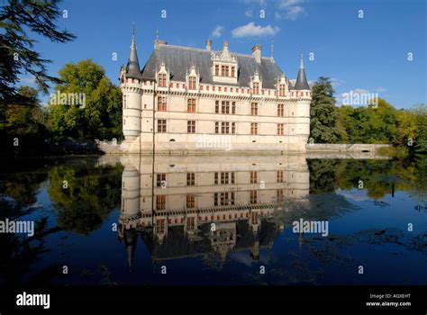 Chateau Azay Le Rideau Indre Et Loire France Stock Photo Alamy