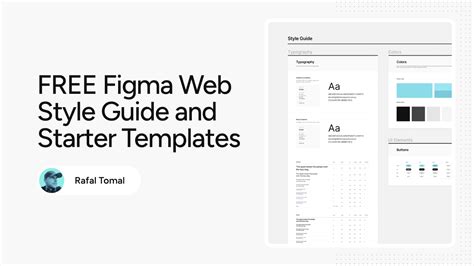 Free Figma Web Style Guide And Starter Templates Rafal Tomal