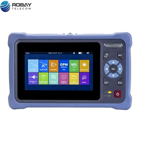 Sm 13101550nm Mini Otdr With Touch Screen Vfl Ols Opm Event Map