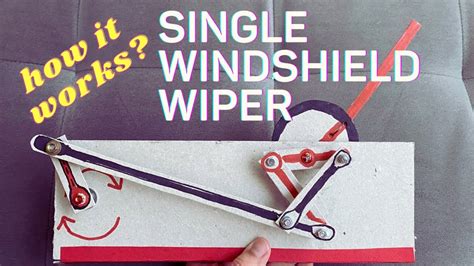 Single Windshield Wipers Mechanism YouTube