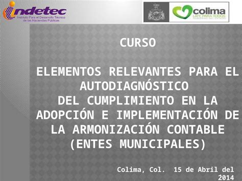 PPT 1 CURSO ELEMENTOS RELEVANTES PARA EL AUTODIAGNÓSTICO DEL