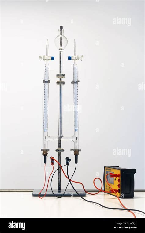 Hofmann Device Or Hofmann Voltameter Apparatus For Demonstrating The