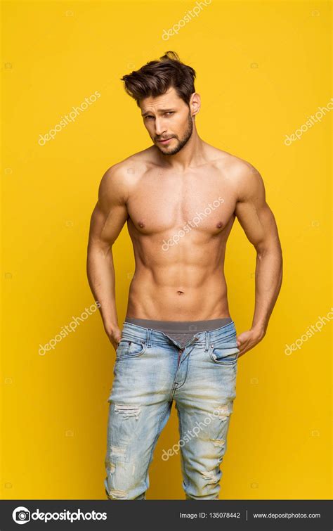 Sexy Male Model Stock Photo By ©kiuikson 135078442